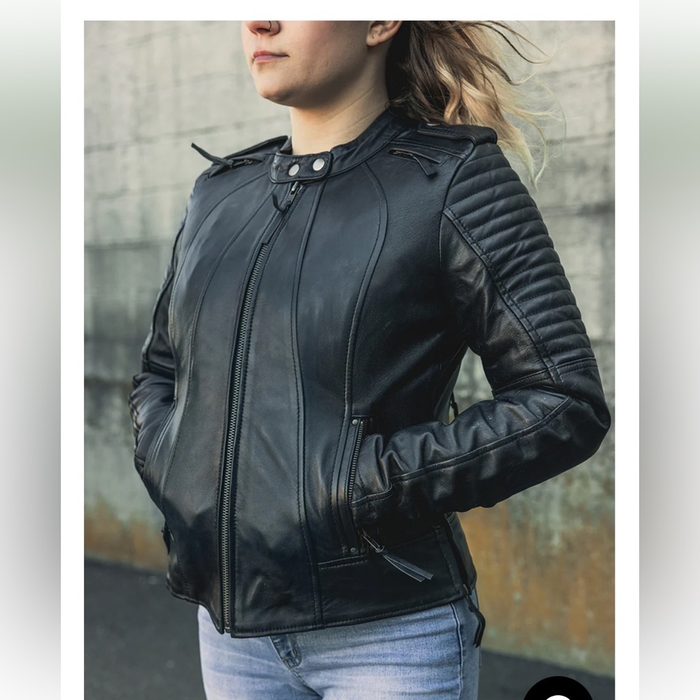 Women’s Motorcycle Jacket | Genuine Leather